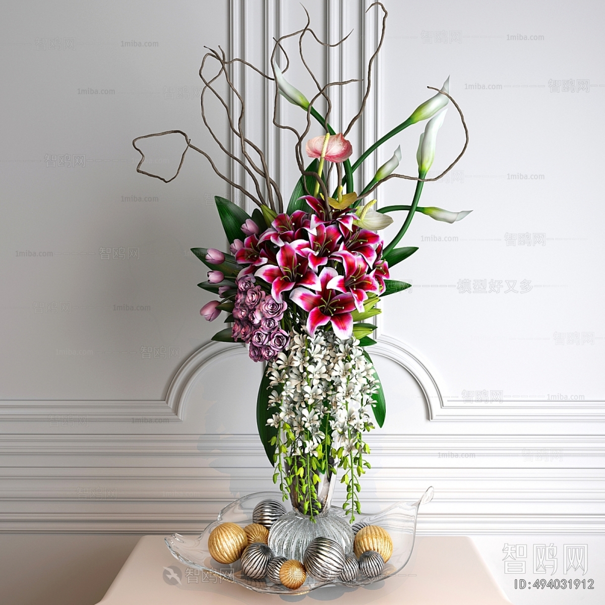 Modern Flower Arrangement