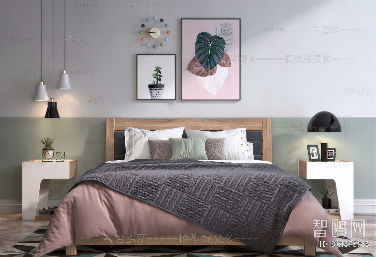 Modern Double Bed