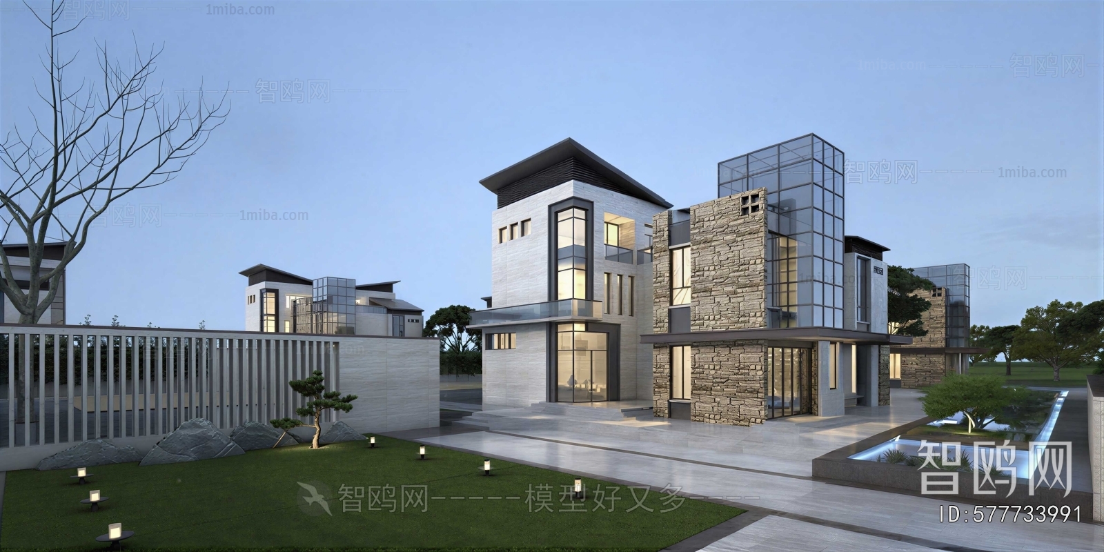 Modern Courtyard/landscape