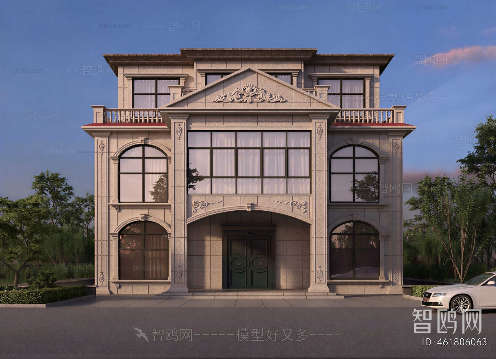 Simple European Style Detached Villa