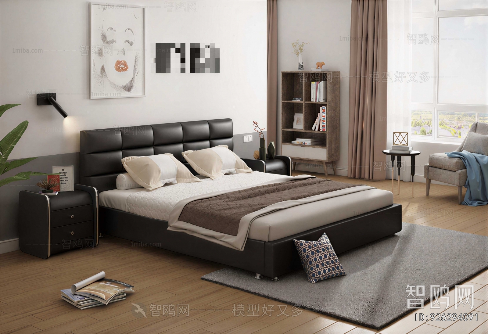 Modern Double Bed