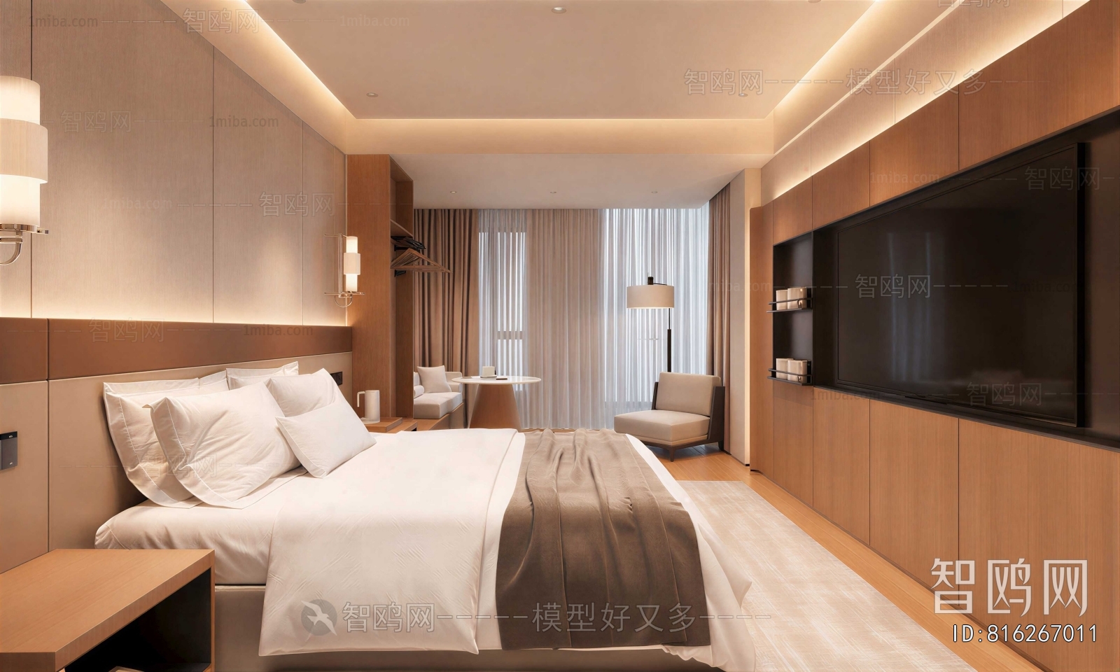 Modern Guest Room