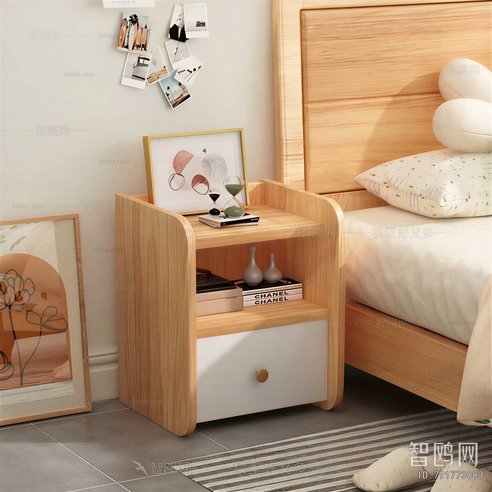 Modern Bedside Cupboard