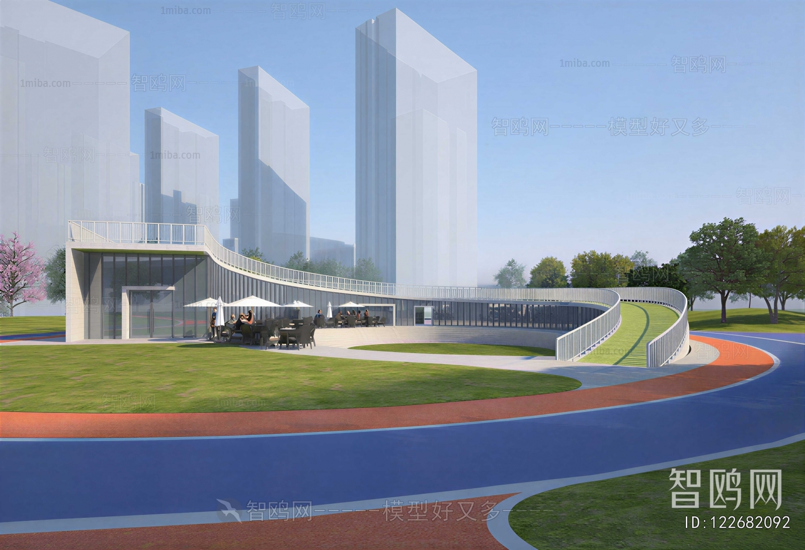 Modern Park Landscape