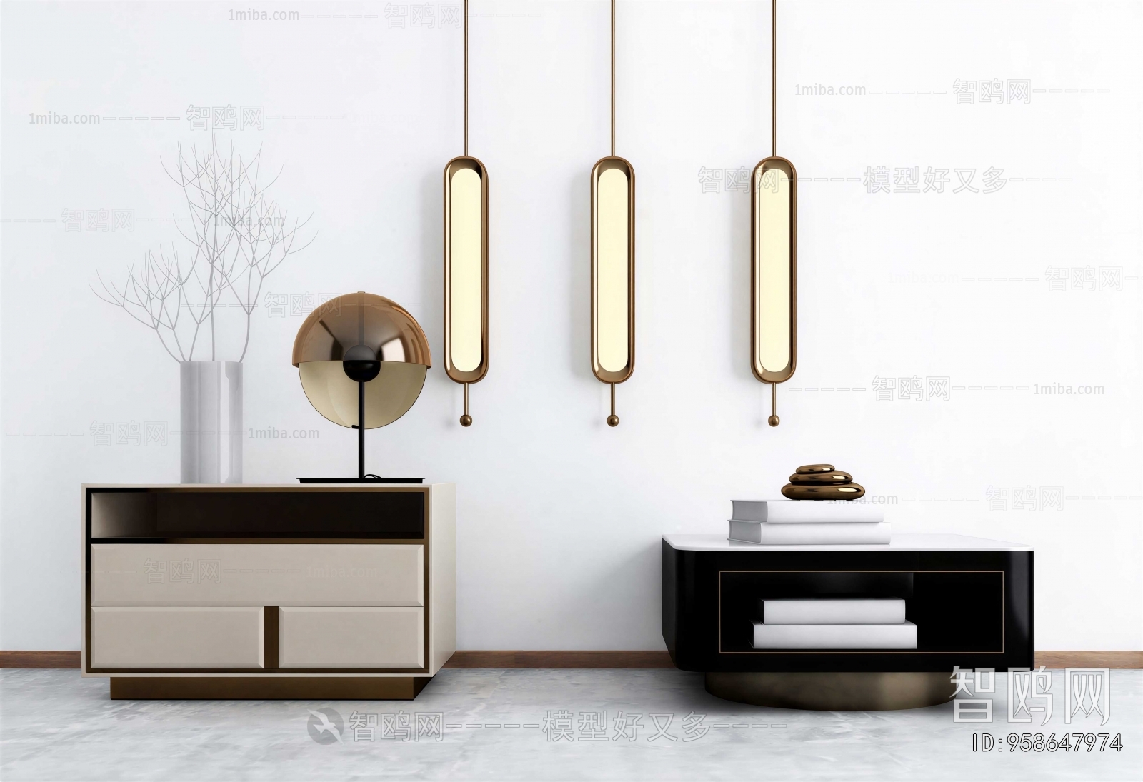 Modern Bedside Cupboard