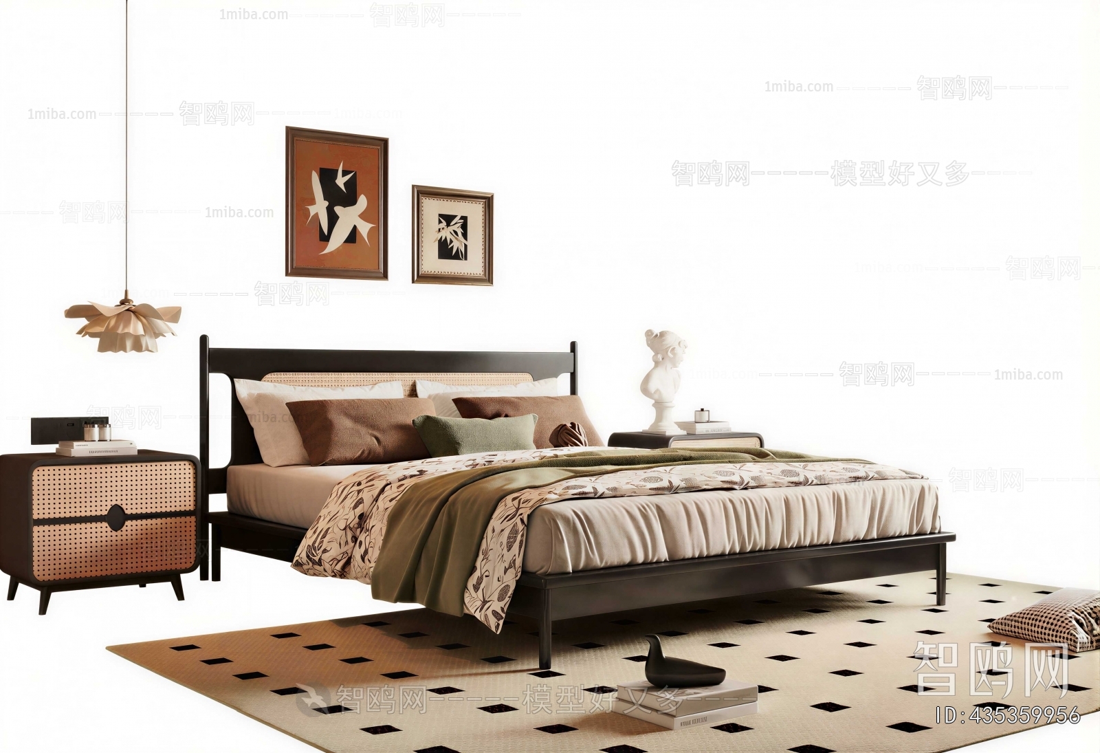 French Style Double Bed