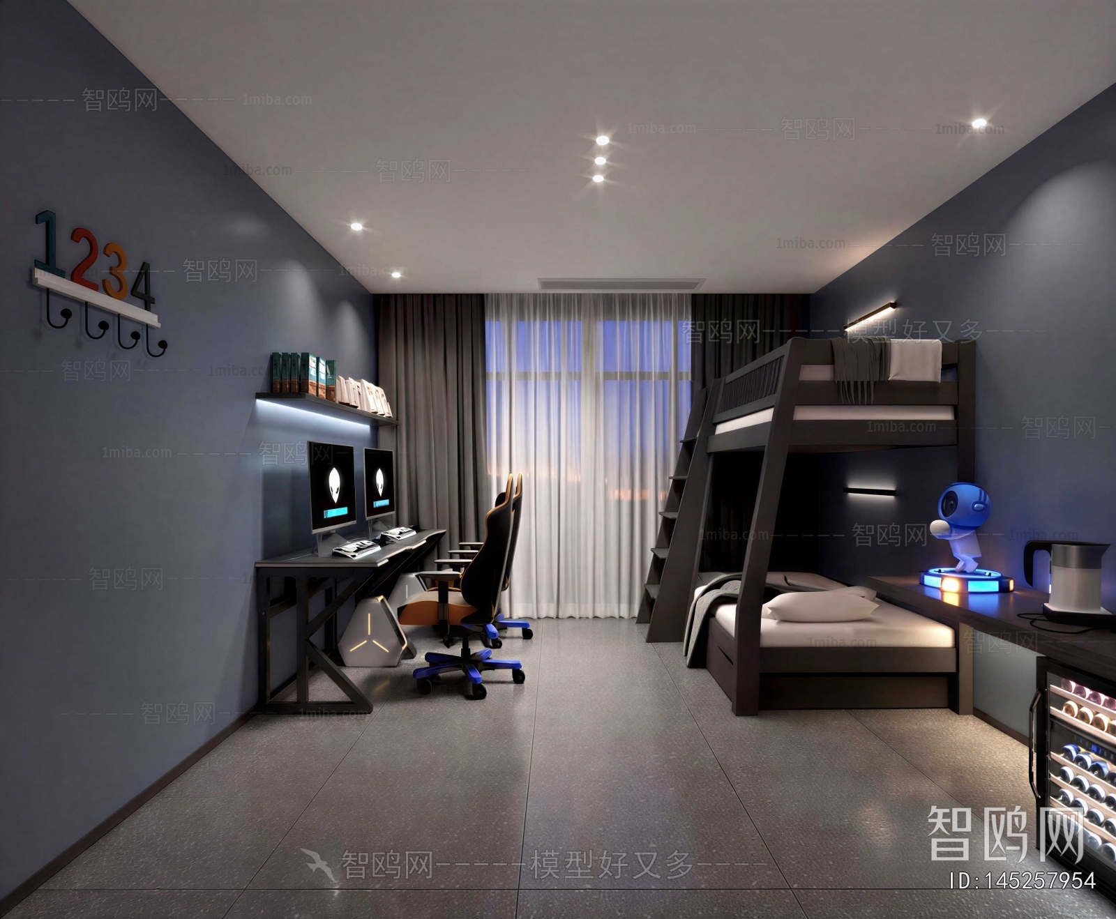 Modern E-sports Room