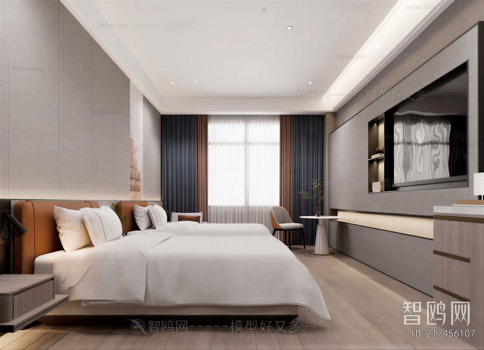 Modern Guest Room