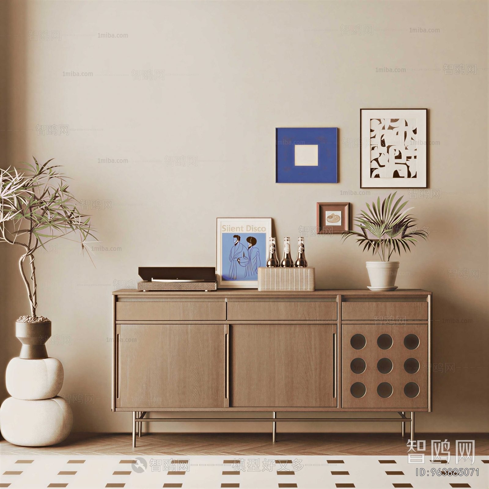 Modern Entrance Cabinet