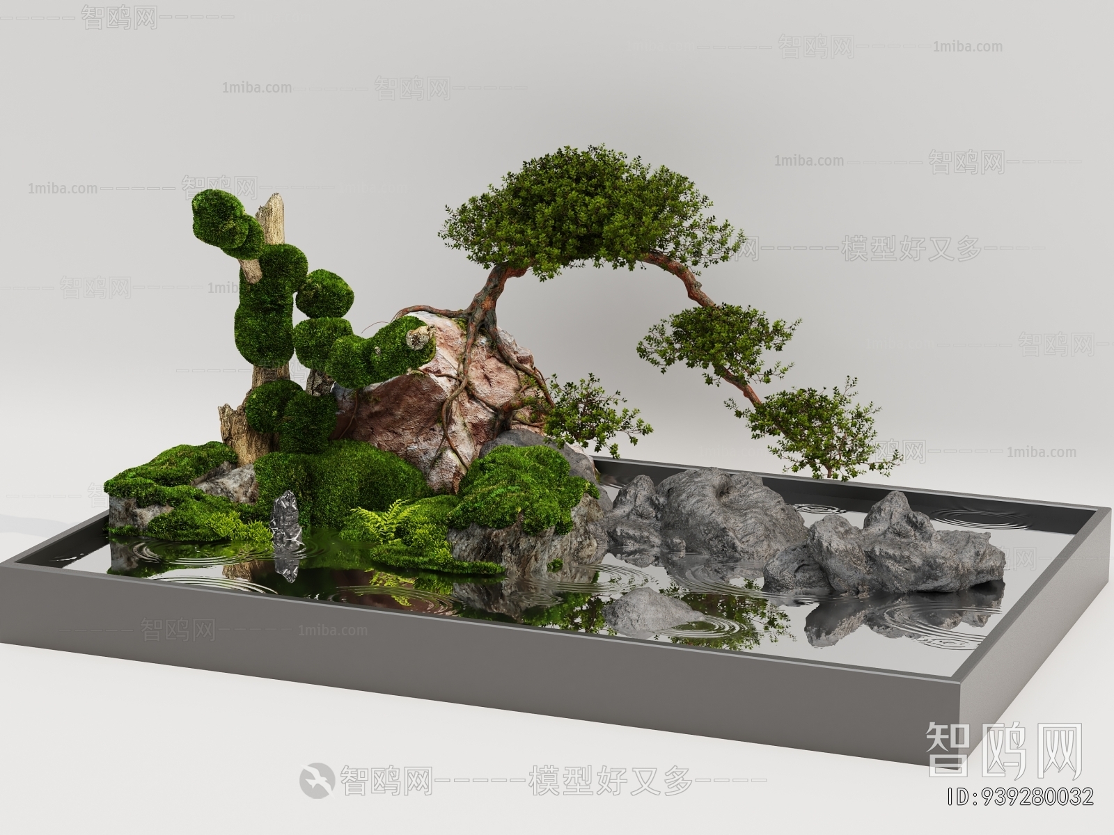 New Chinese Style Plant Landscaping