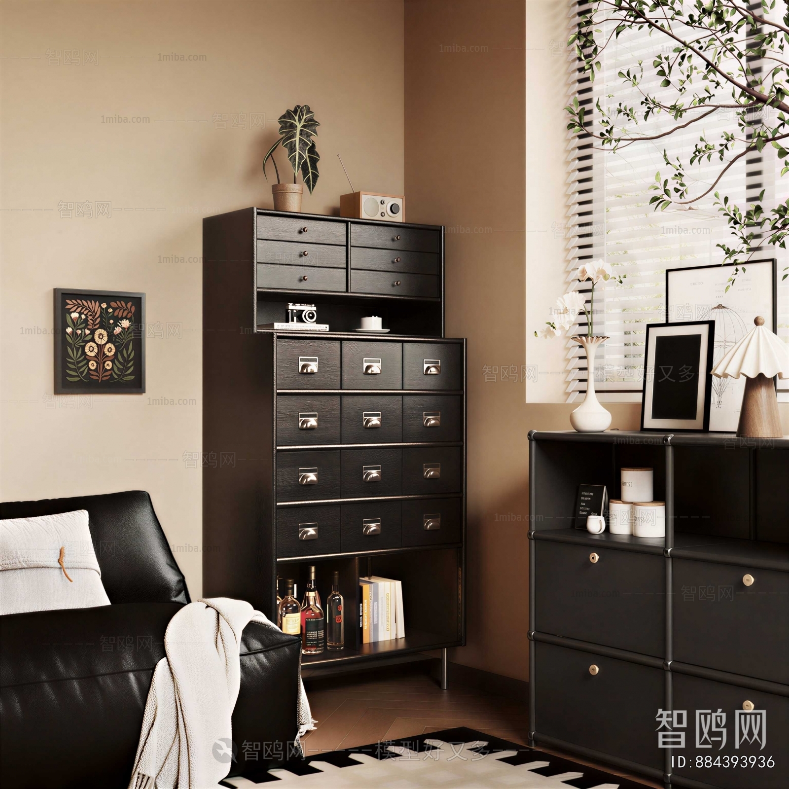 French Style Decorative Cabinet