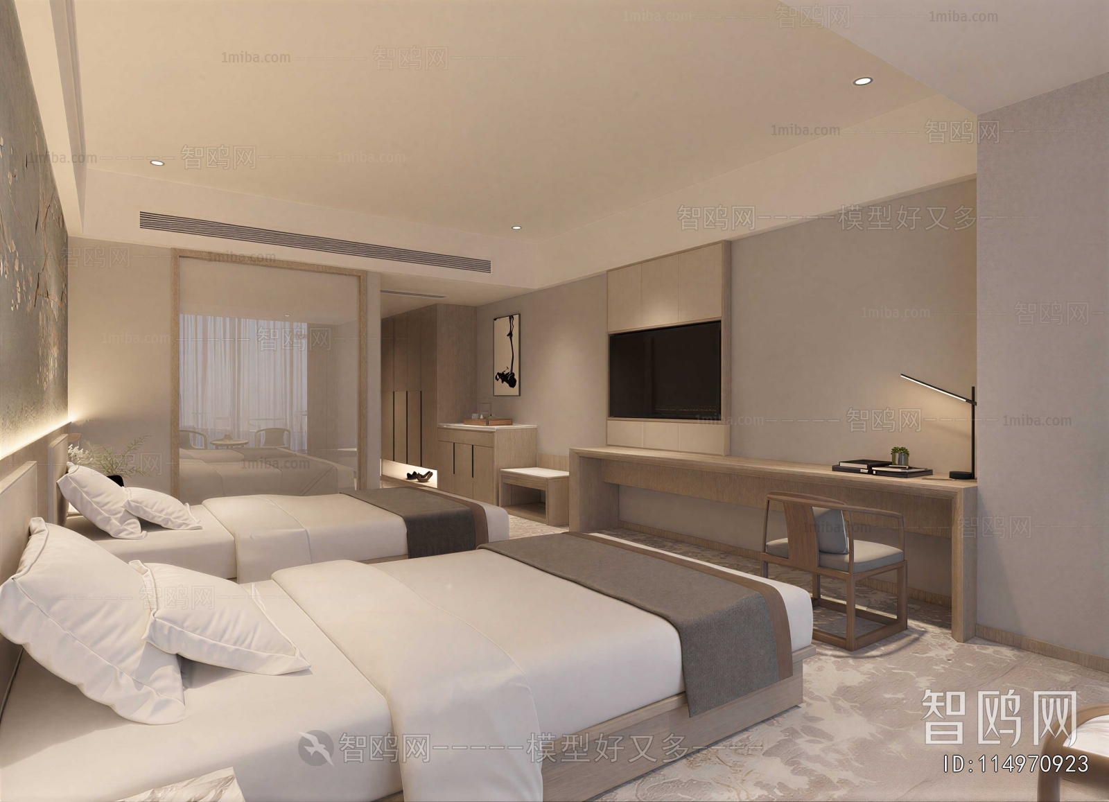 Modern Guest Room
