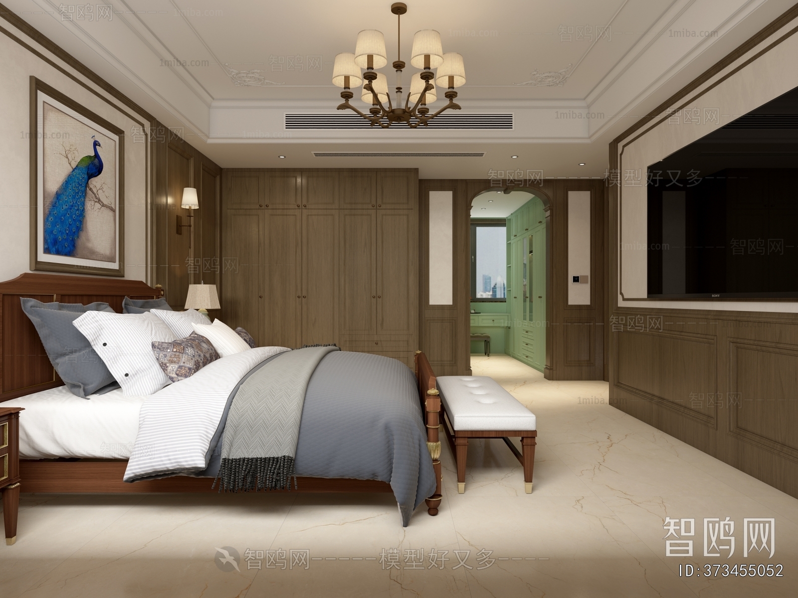 American Style Bedroom