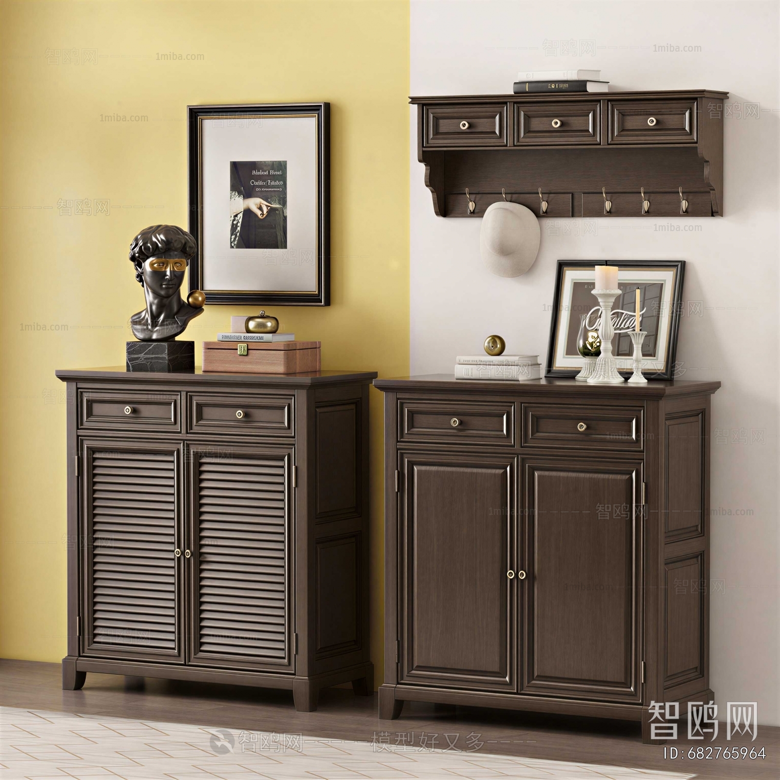 American Style Shoe Cabinet
