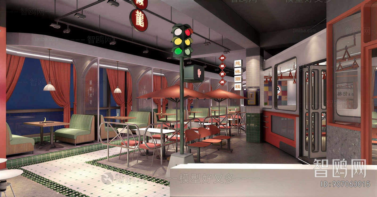 Retro Style Restaurant
