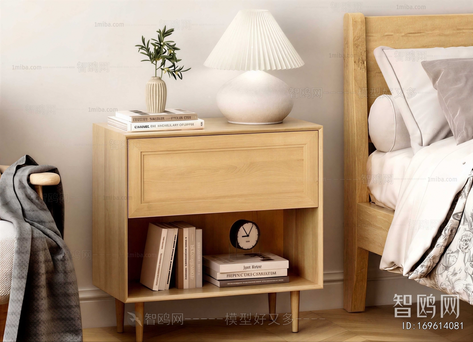 Modern Bedside Cupboard