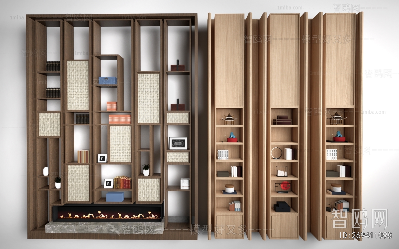 New Chinese Style Decorative Cabinet