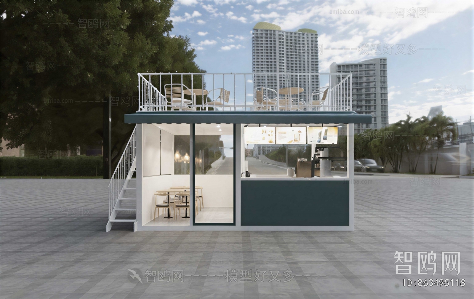 Modern Appearance Of Commercial Building