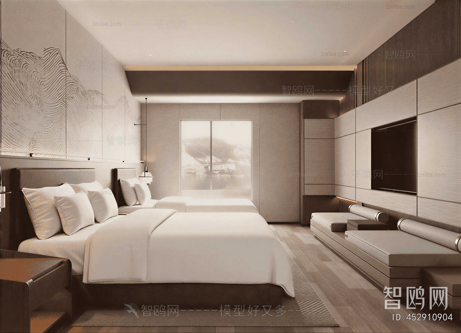 Modern Guest Room