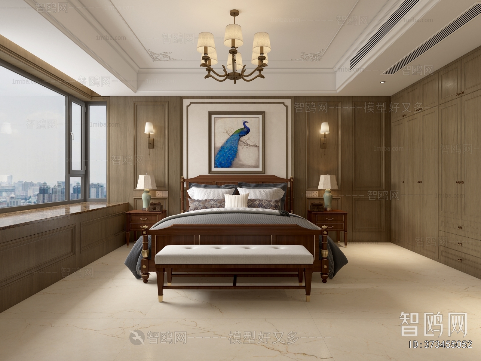 American Style Bedroom