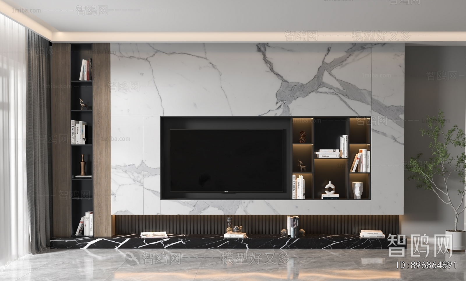 Modern TV Wall
