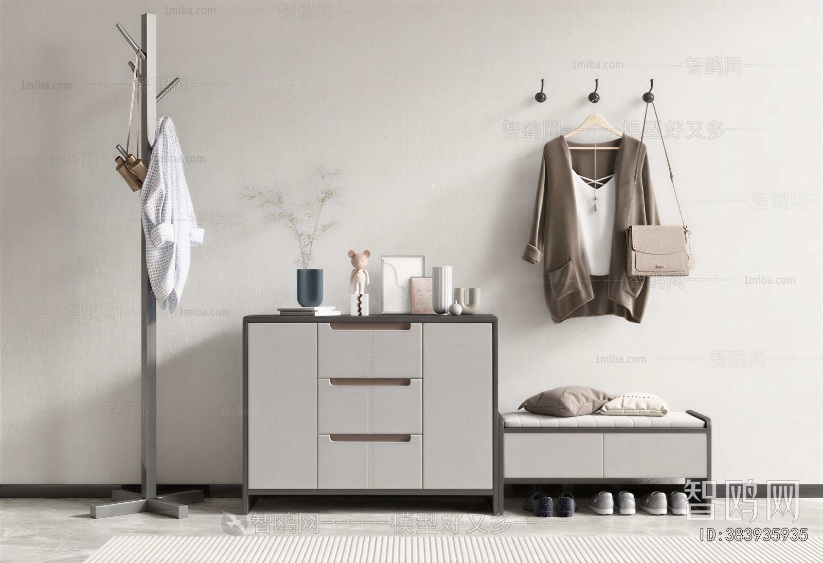 Modern Shoe Cabinet