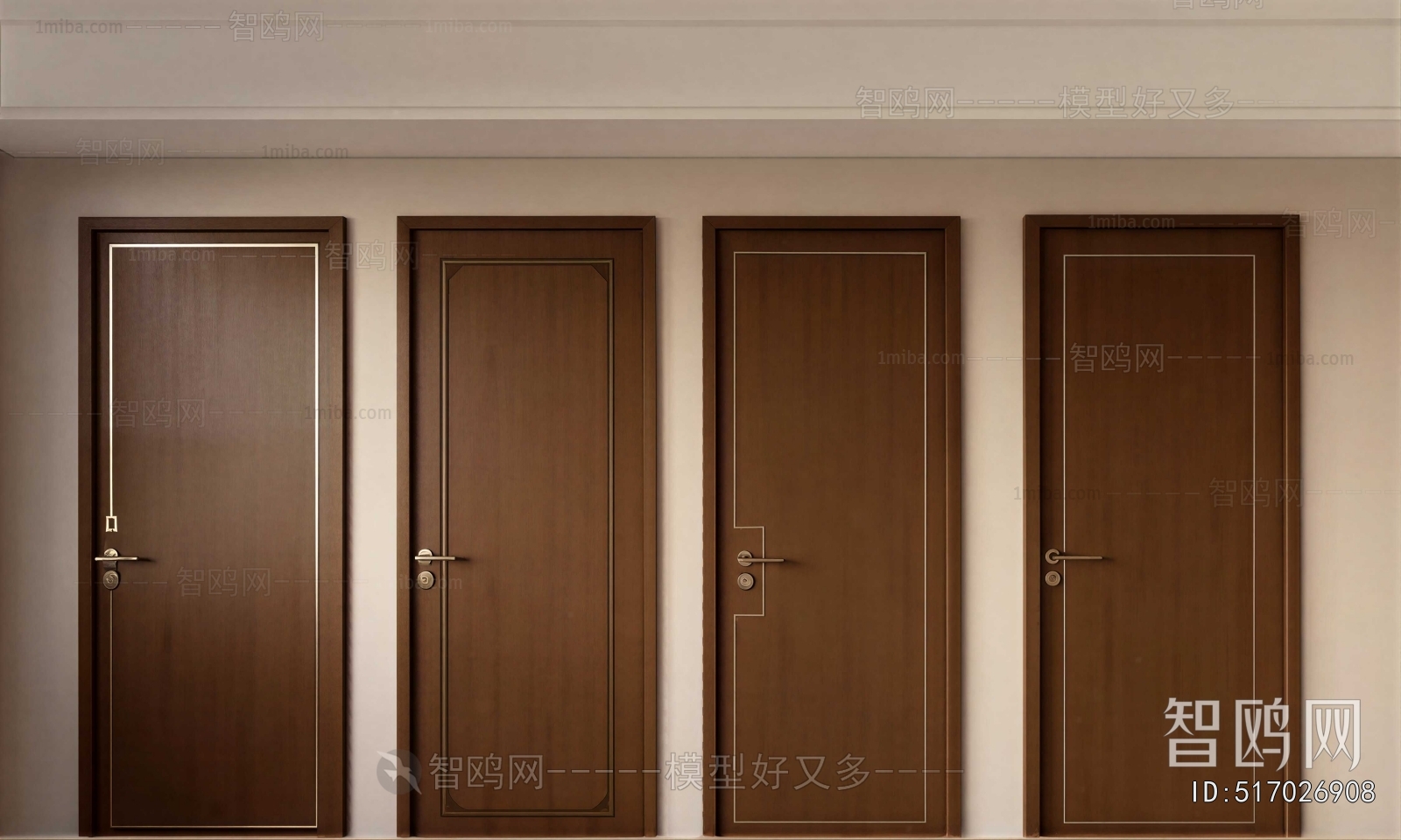New Chinese Style Single Door