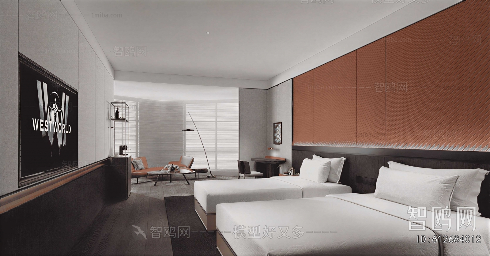 Modern Guest Room