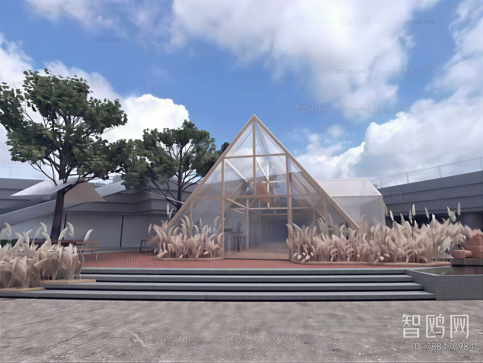 Modern Courtyard/landscape