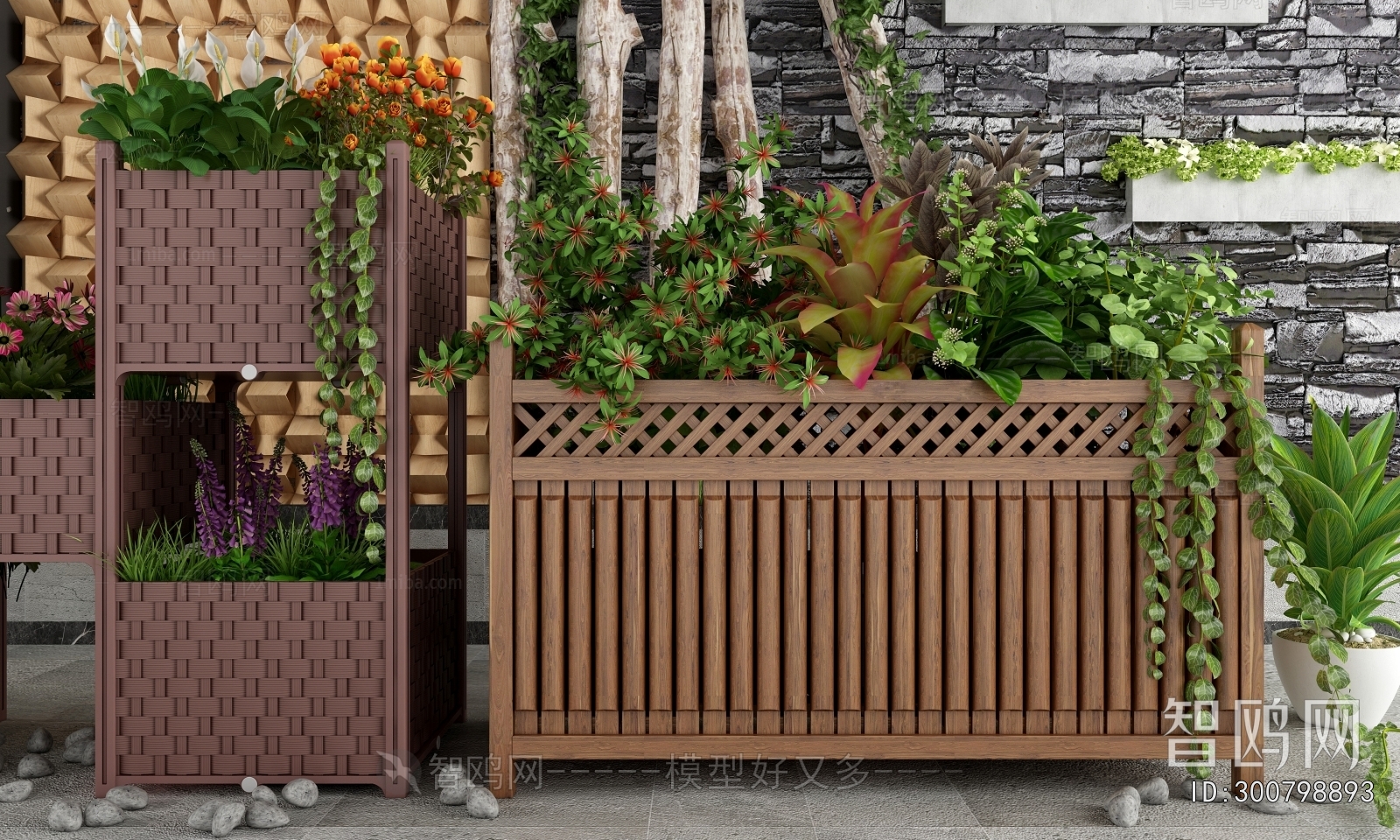 Modern Flower Bed, Flower Bowl, Flower Box