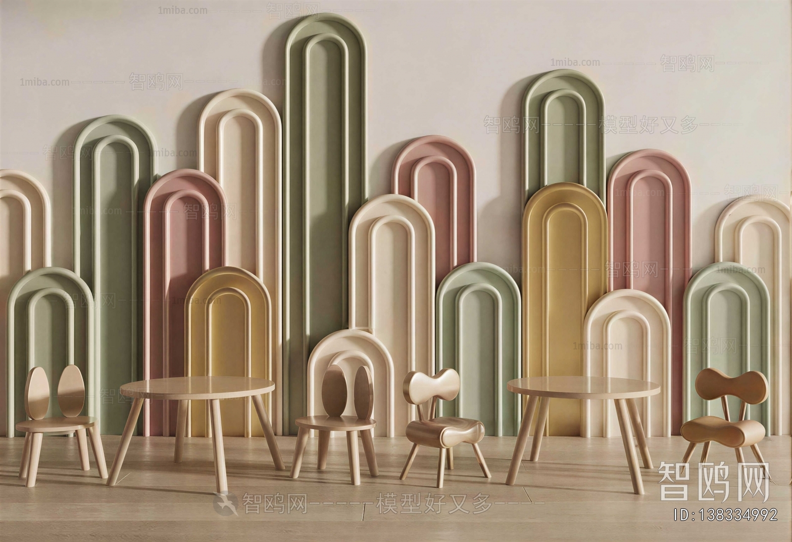Modern Children's Table/chair