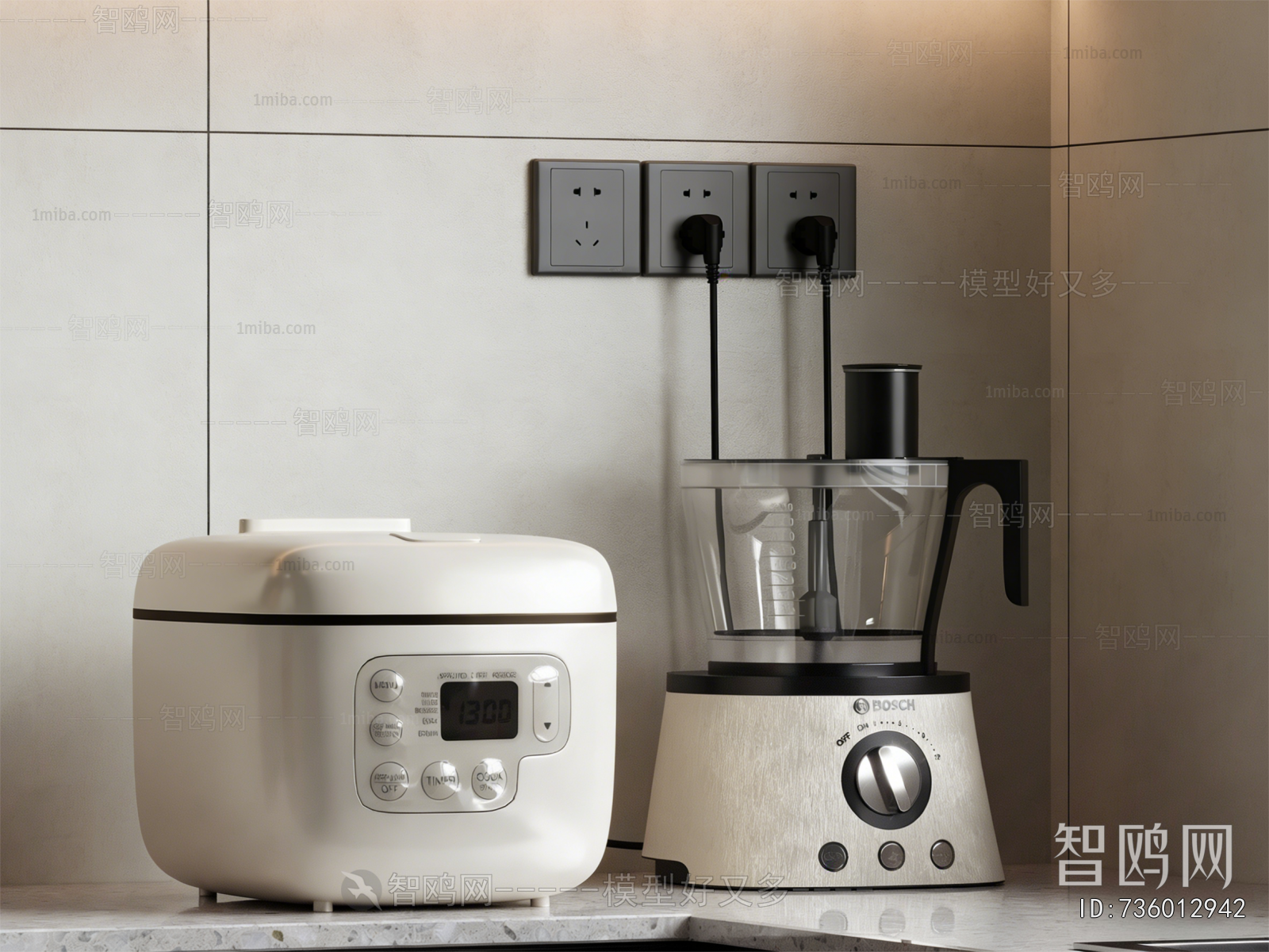 Modern Electric Kitchen Appliances