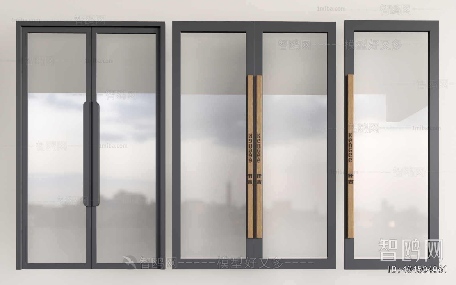 Modern Double Door