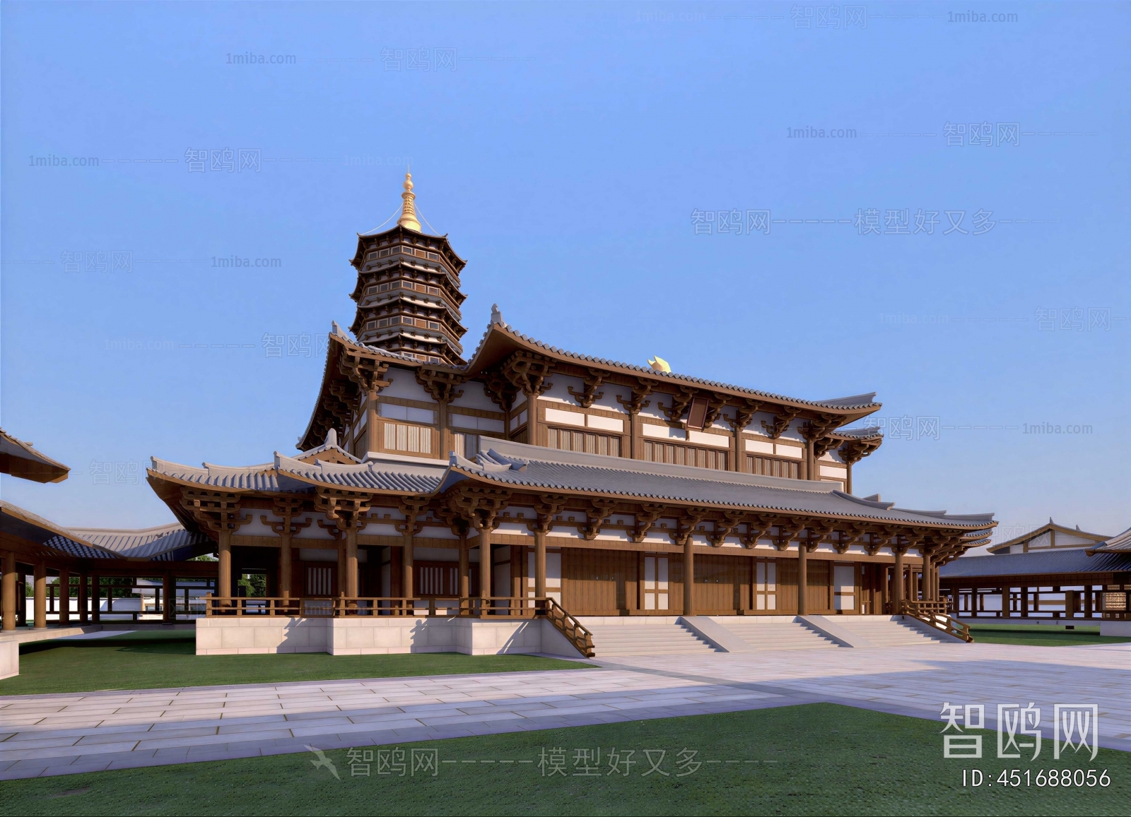 Chinese Style Ancient Architectural Buildings