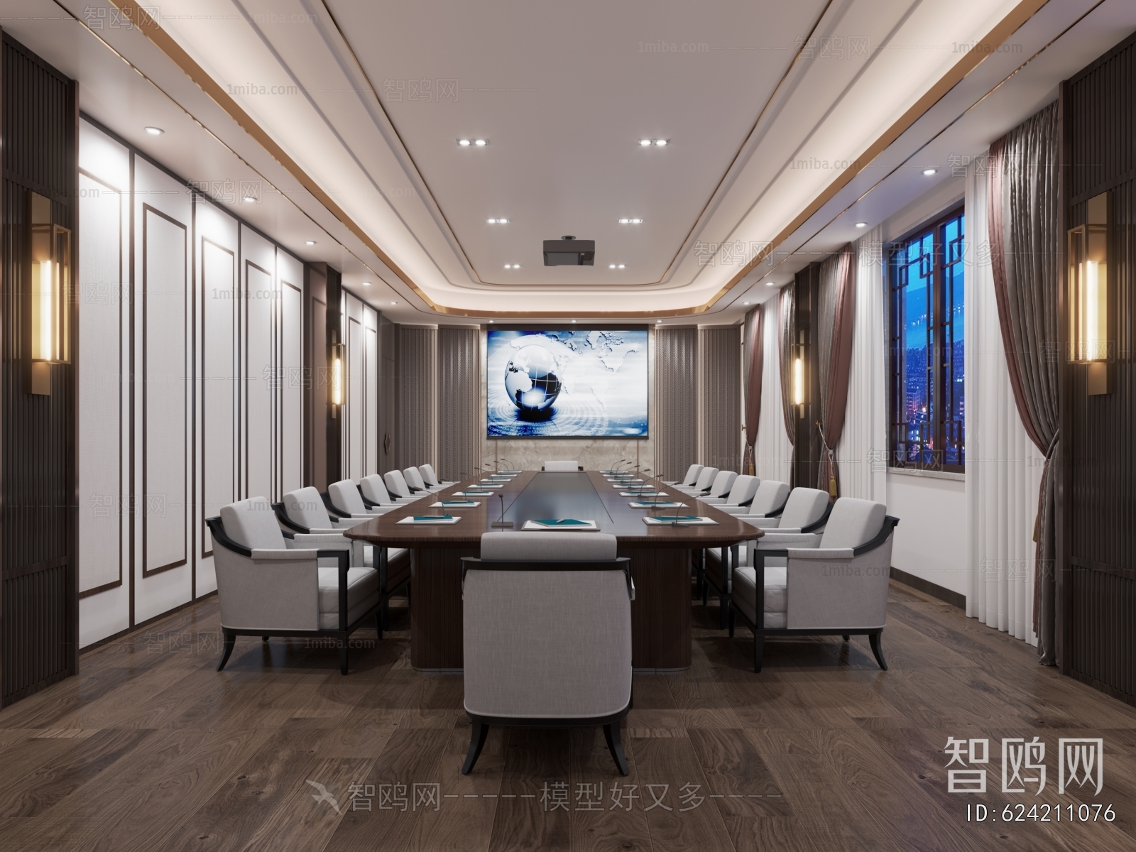 New Chinese Style Manager's Office