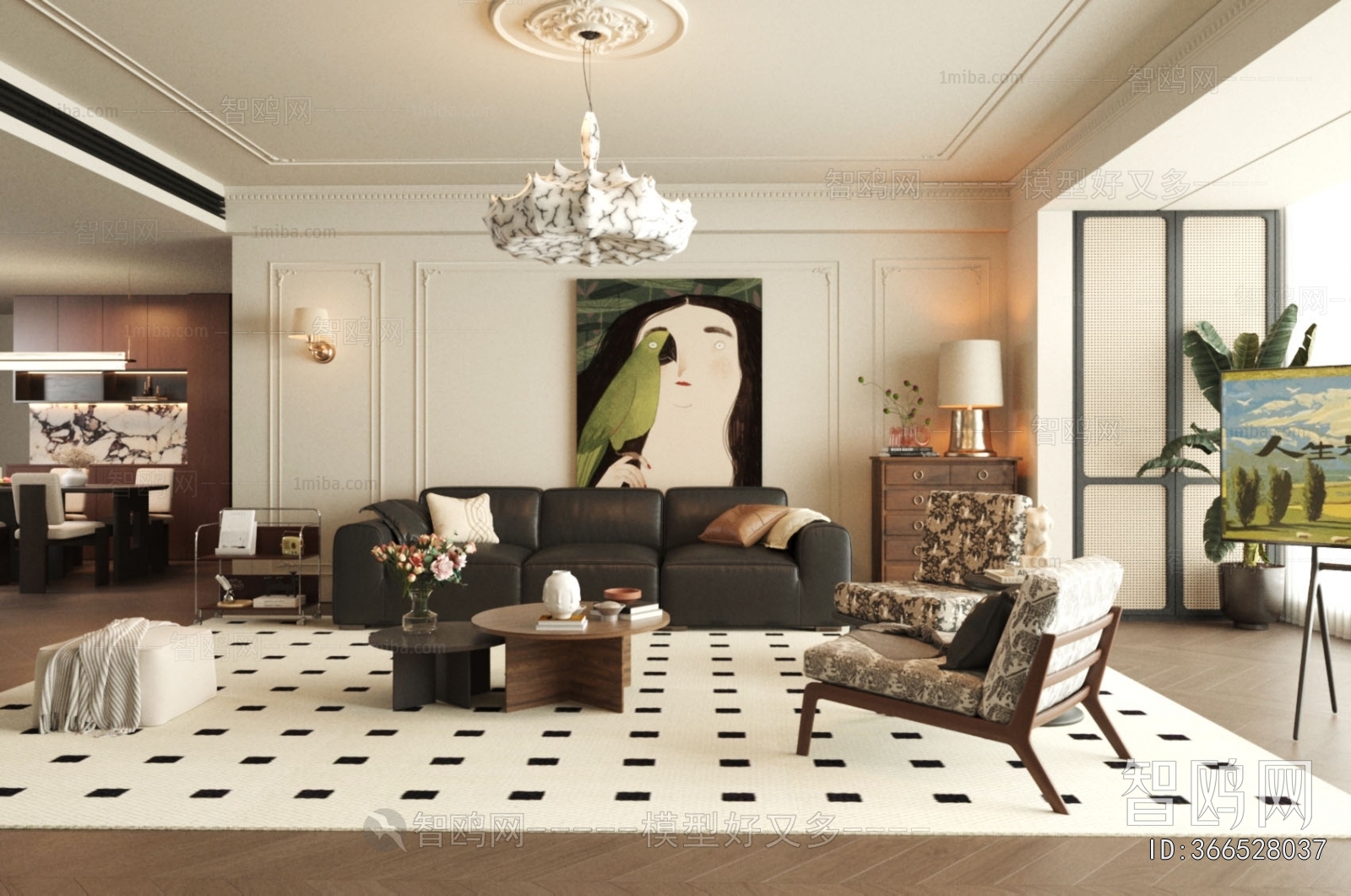 French Style A Living Room