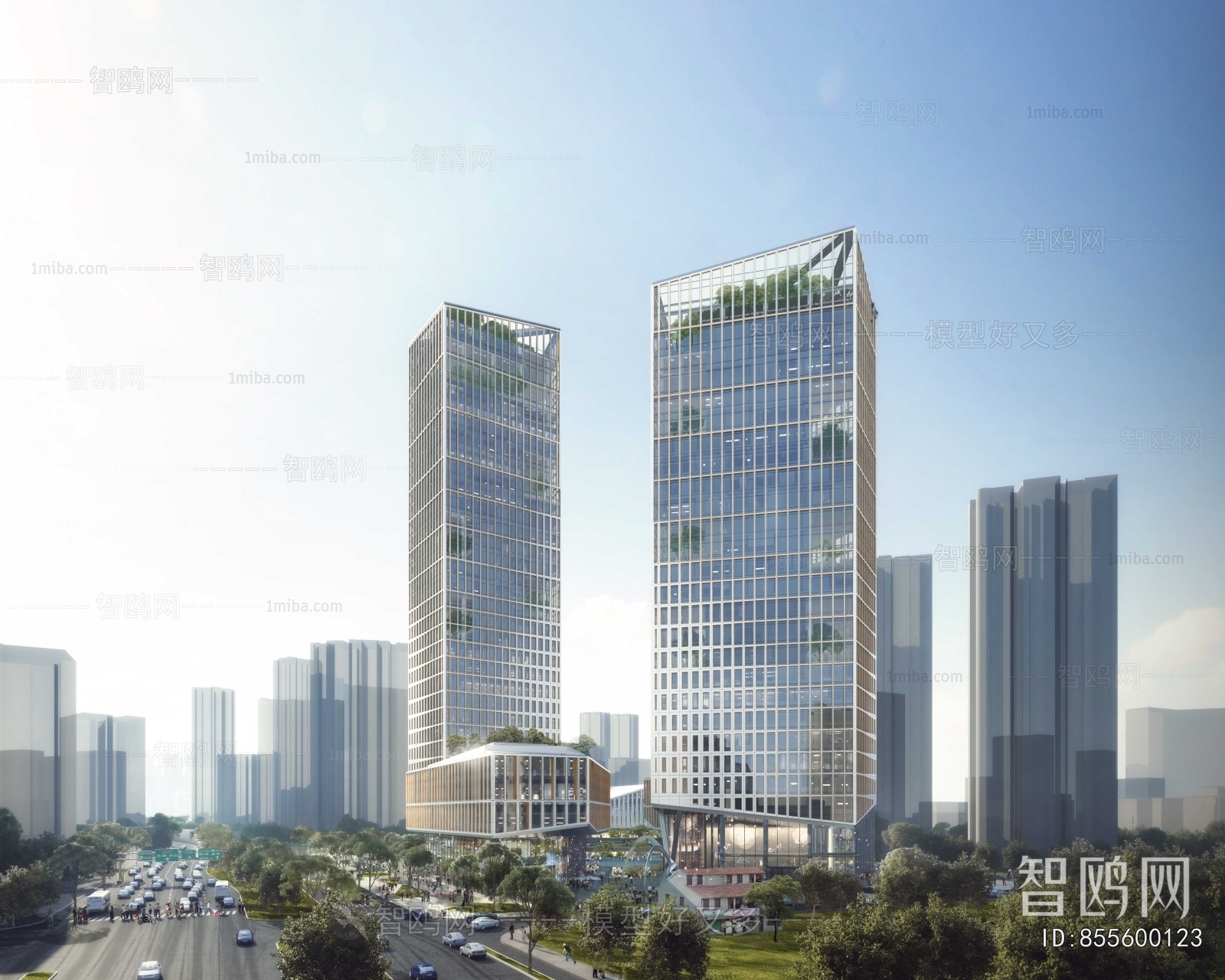 Modern Appearance Of Commercial Building