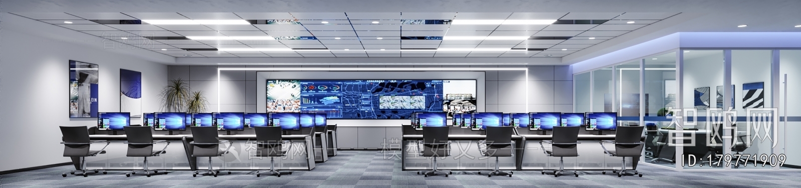 Modern Monitor Room