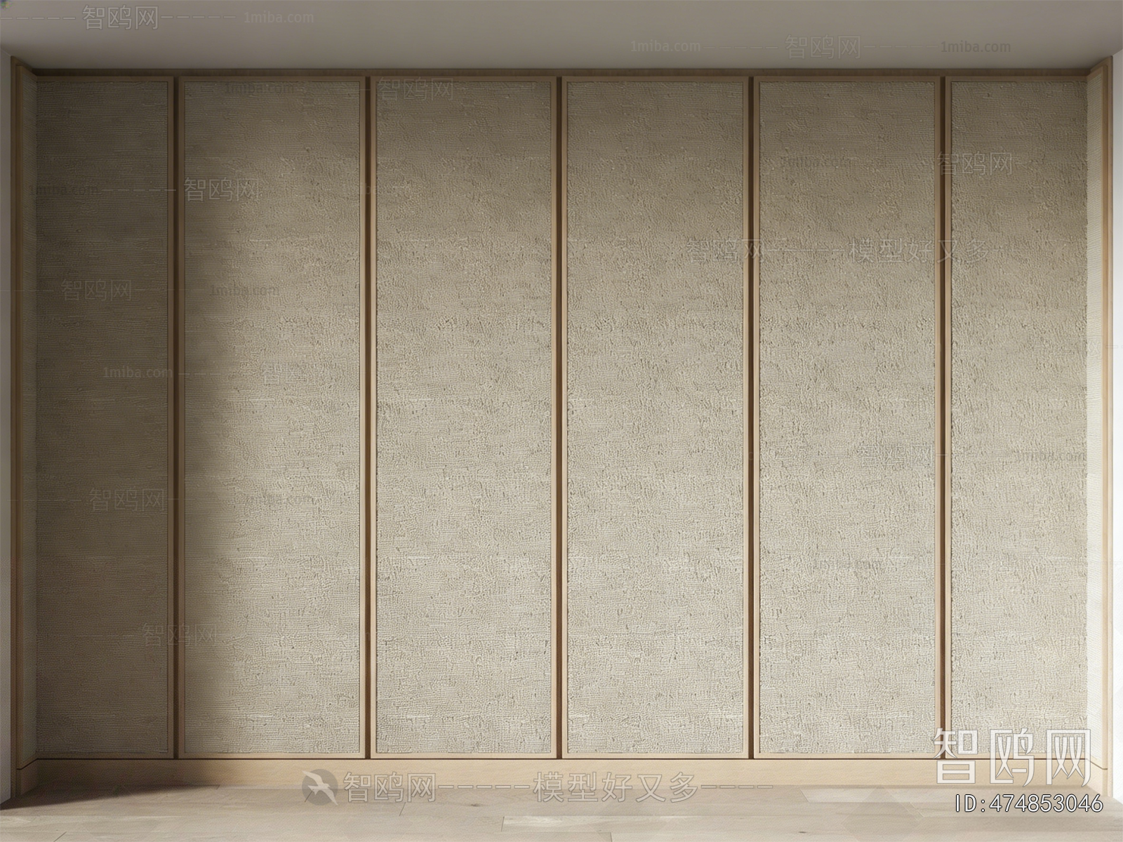 Wabi-sabi Style TV Wall