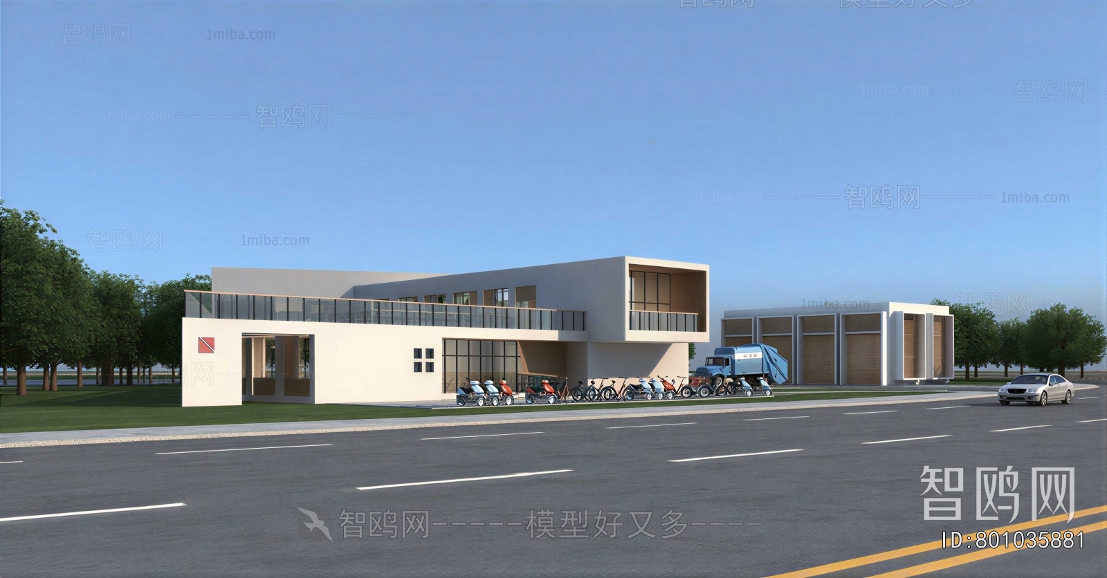Modern Appearance Of Commercial Building