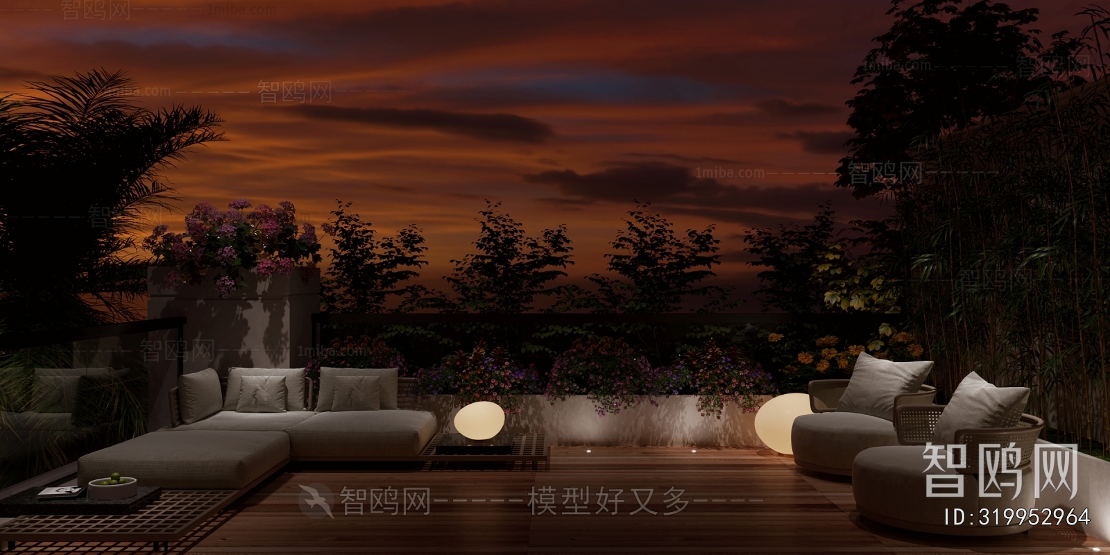 Modern Courtyard/landscape