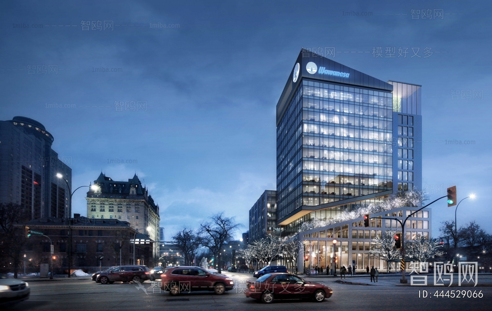 Modern Appearance Of Commercial Building