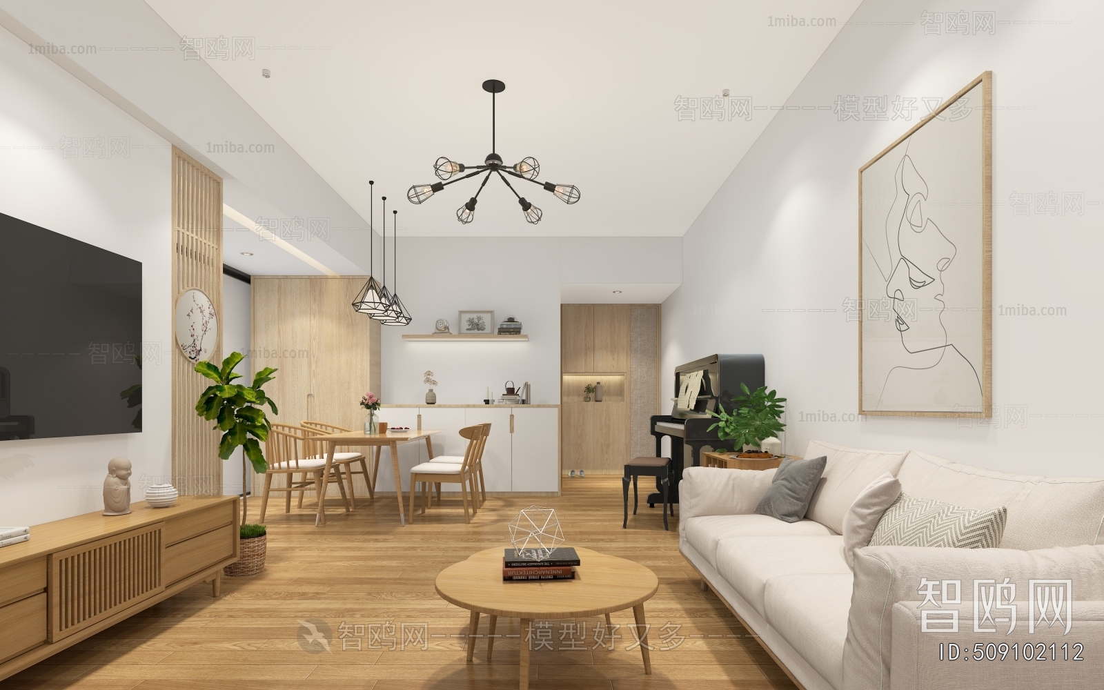 Nordic Style A Living Room