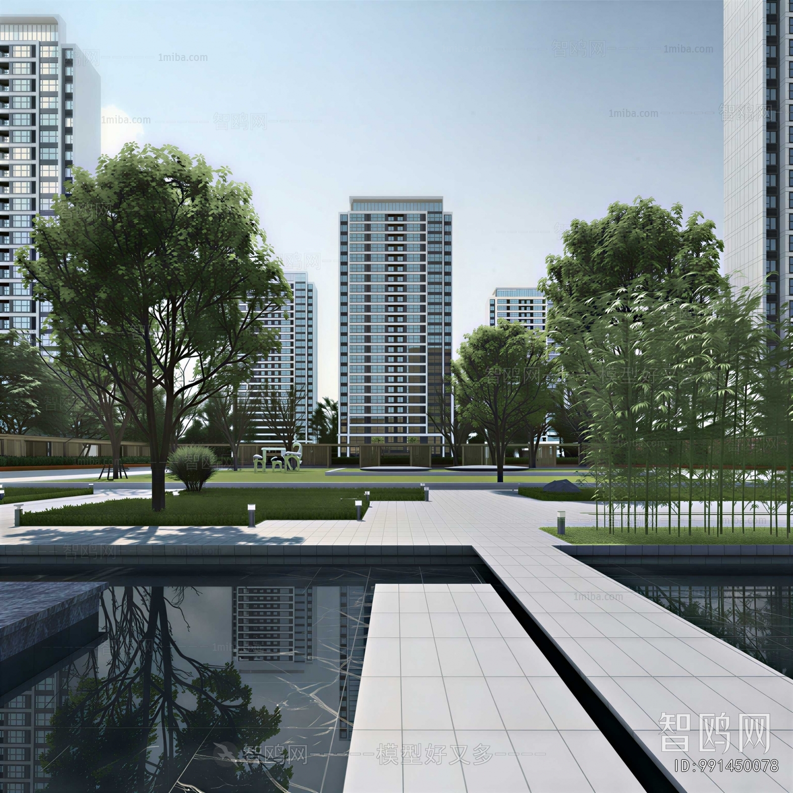 Modern Courtyard/landscape