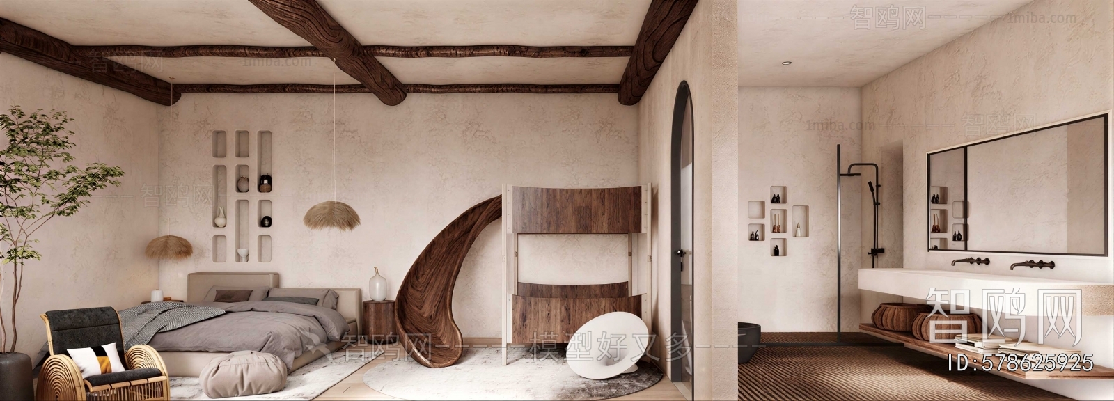Wabi-sabi Style Residential Hostel