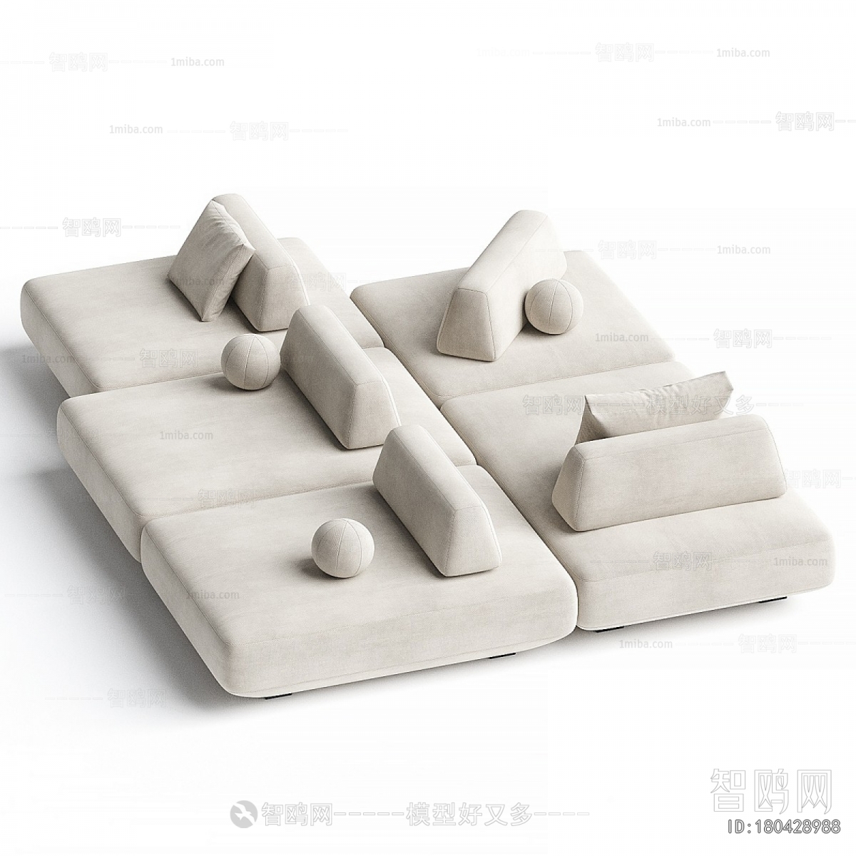 Modern Multi Person Sofa