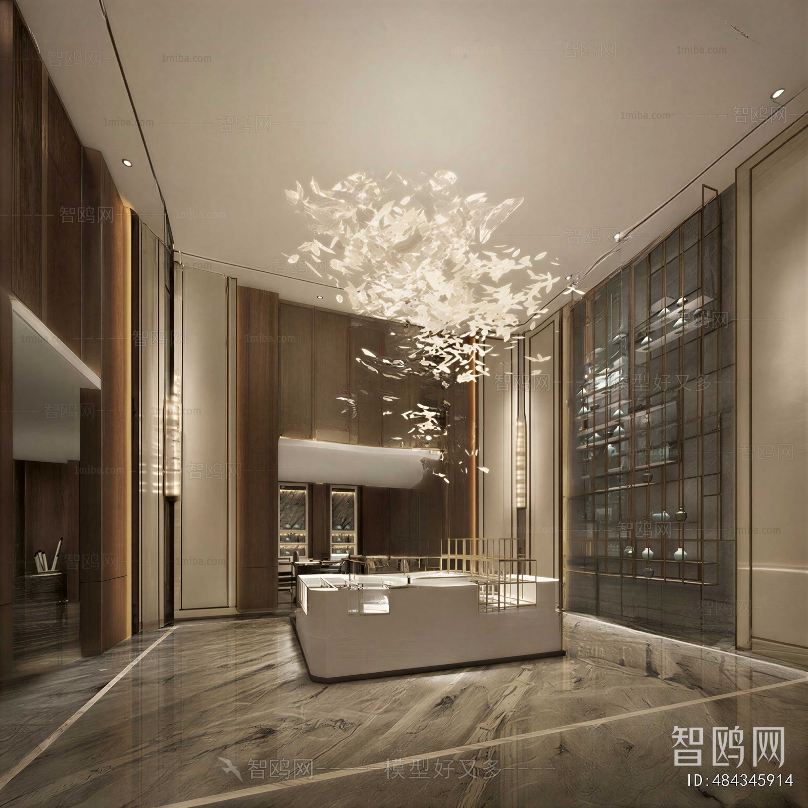 Modern Office Reception Desk
