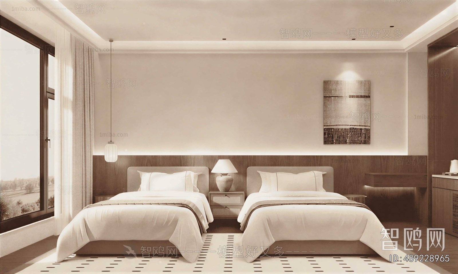 Modern Guest Room