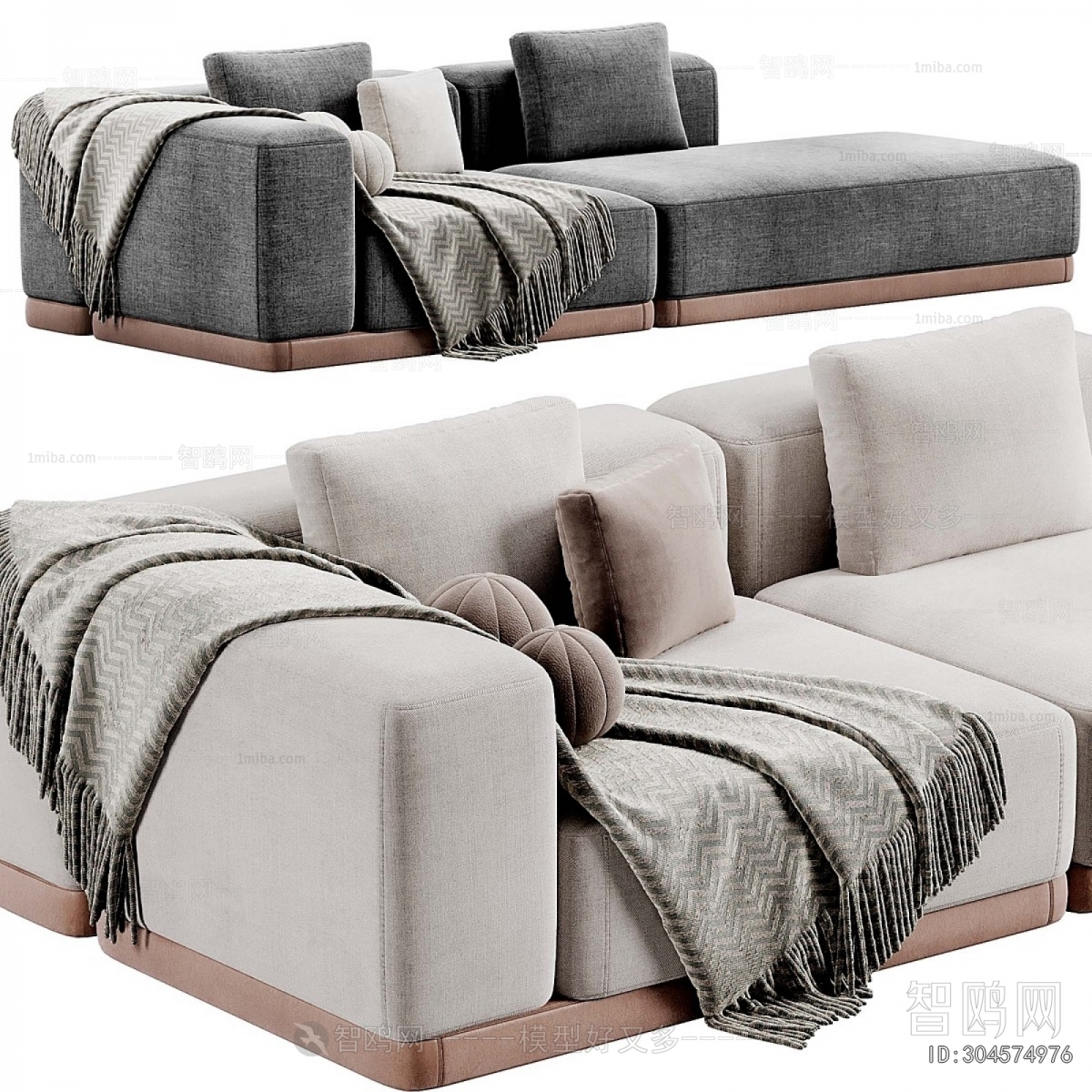 Modern Three-seat Sofa