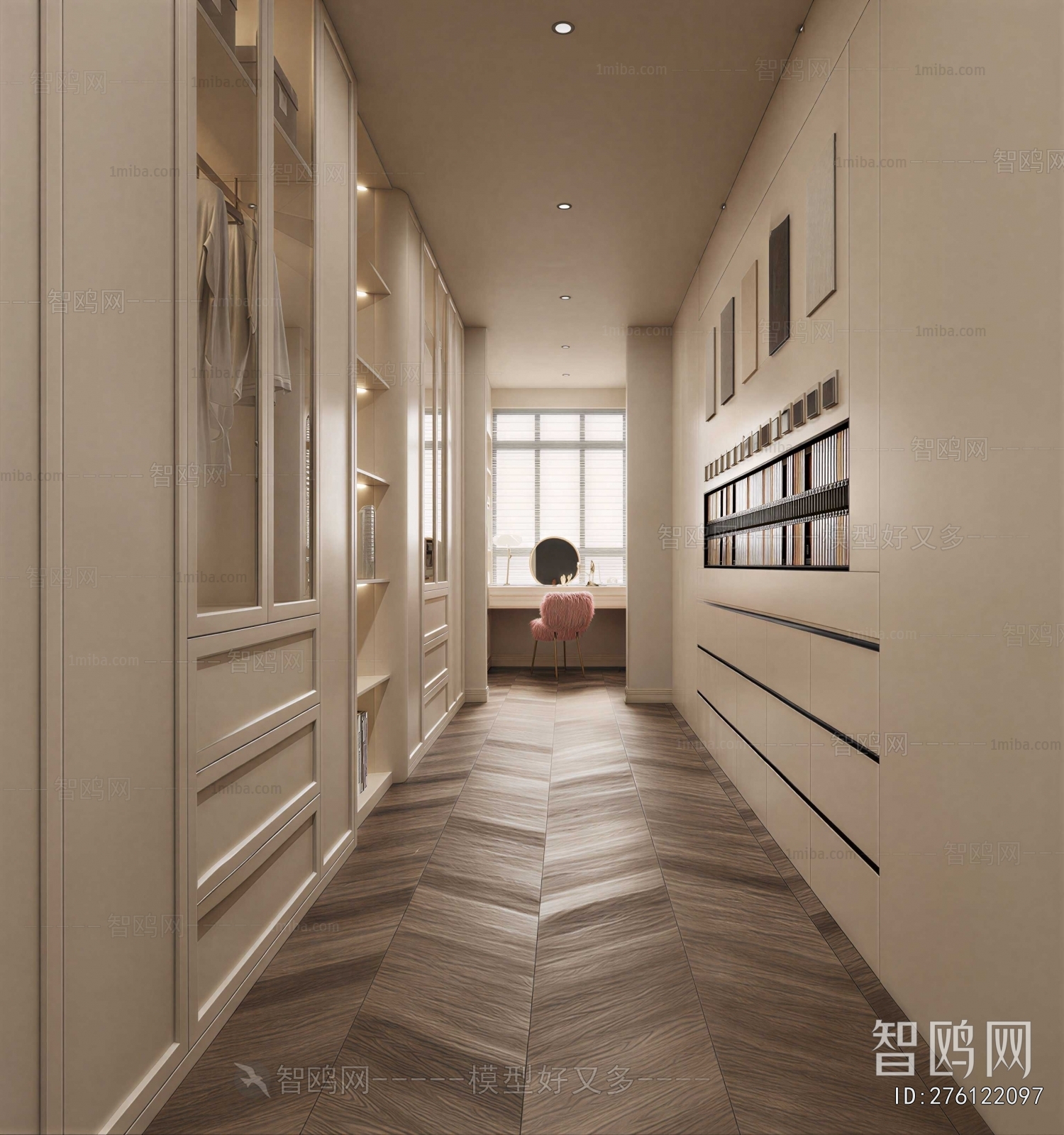 Modern Clothes Storage Area